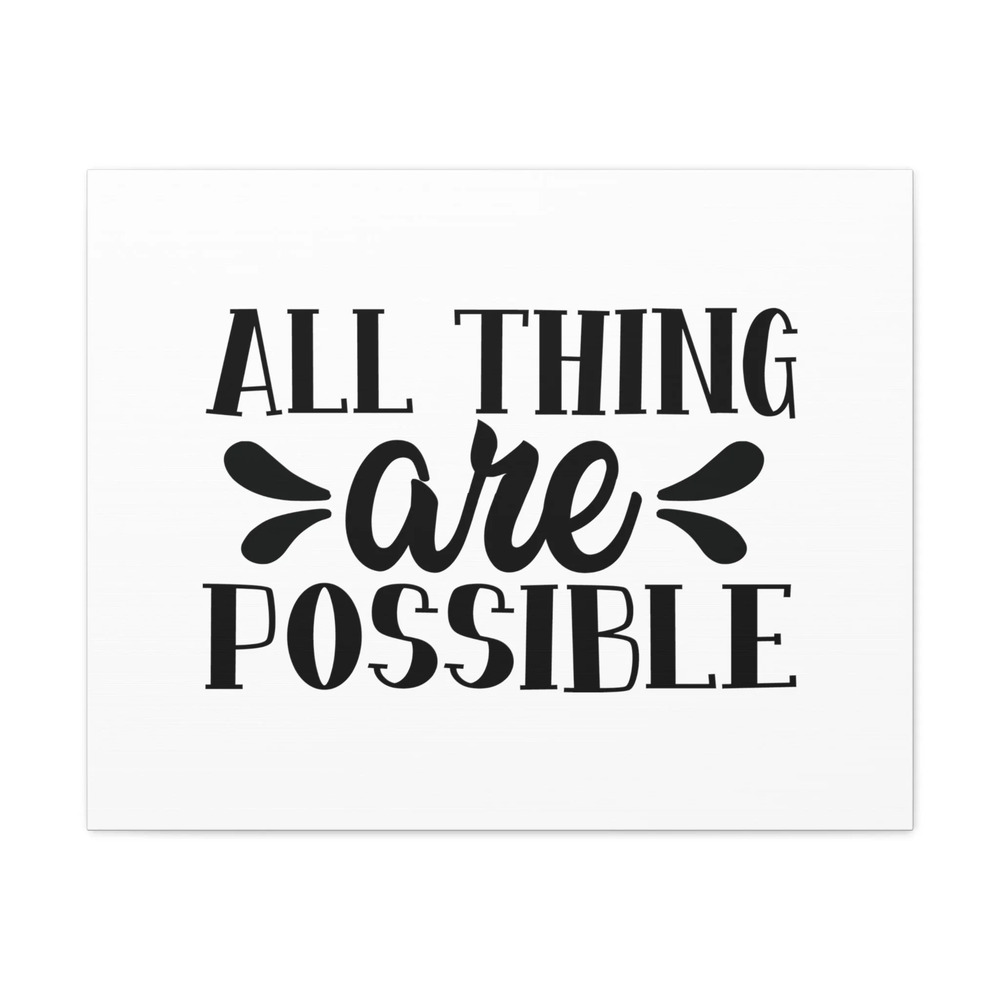 Scripture Walls All Things Are Possible Matthew 19:26 Christian Wall Art Bible